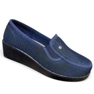 Calzado Casual Textil para Mujer R&oacute;mulo Ref 3815 Azul | Calzado C&oacute;modo y Ergon&oacute;mico | Tus Pasos Bogot&aacute;